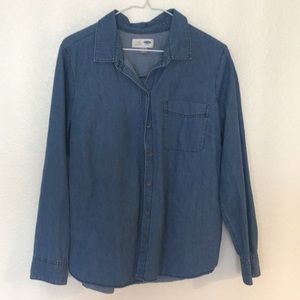 Long Sleeve Chambray Shirt